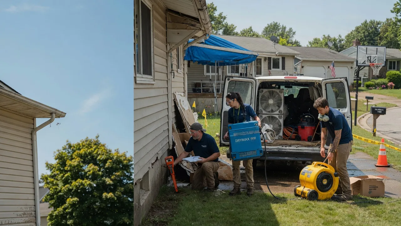 Ceiling Leak Cleanup in West Burlington, NY near me